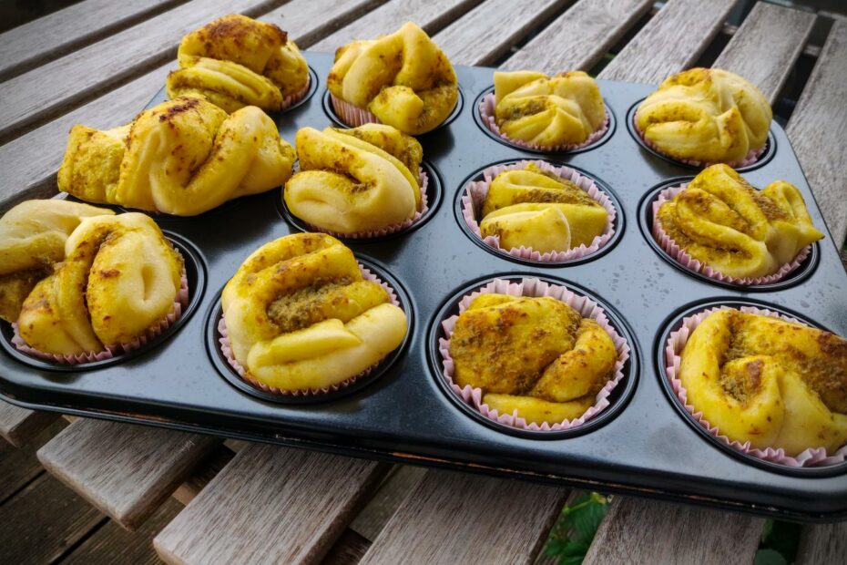 Pesto-Zupfbrot-Muffins